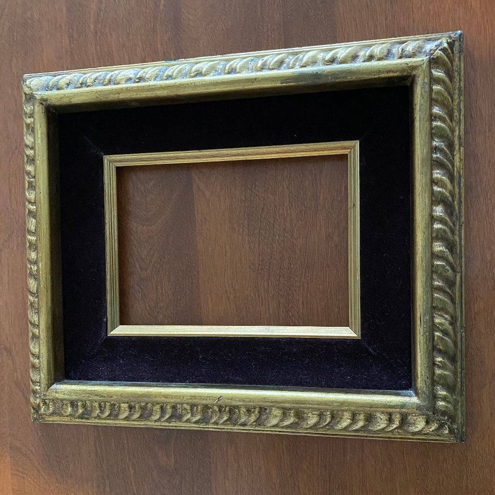 Gold Leaf Wooden Picture Frame
